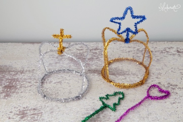 Royal Wedding Crafts - Pipe Cleaner & Felt Crown Crafts