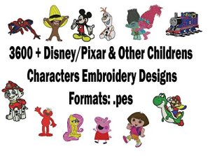disney pixar embroidery designs format pes, embroidery designs for kids, www.feedourlife.blog