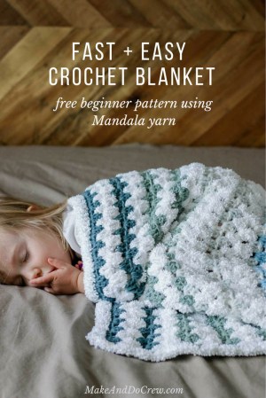 fast and easy crochet blanket - best crochet blanket patterns - www.feedourlife.blog
