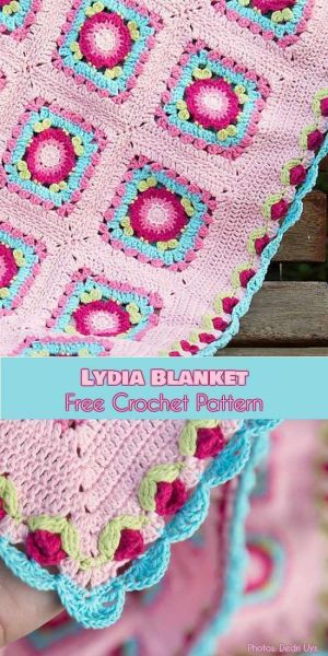 Lydia Blanket free crochet pattern - best free crochet blanket patterns - www.feedourlife.blog