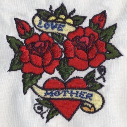 Love Mother embroidery design