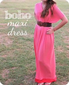 FREE PATTERN - Boho Maxi Dress by Sweet Verbena and brought to you by www.feedourlife.blog