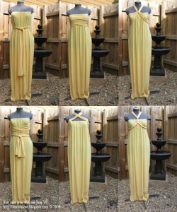 FREE PATTERN - Golden Goddess Gown - by Sharon Sews and brought to you by www.feedourlife.blog