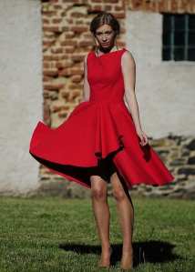 FREE PATTERN - Asymmetrical Party Dress by Papvero and brought to you by www.feedourlife.blog