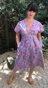 FREE PATTERN - Kaftan Dress - by The Stitch Sisters and brought to you by www.feedourlife.blog