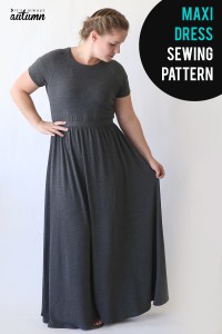 FREE PATTERN - Raglan Maxi Dress by It's Always Autumn and brought to you by www.feedourlife.blog