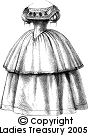 FREE PATTERN - Ladies Tudor Ball Dress (1857) - by Tudor Links and brought to you by www.feedourlife.blog