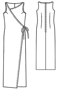 FREE PATTERN - Wrap Dress - by Modern Sewing Patterns and brought to you by www.feedourlife.blog