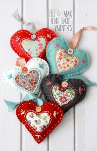 Fabric hearts