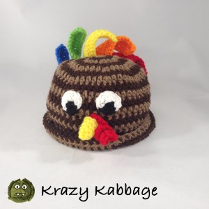 Turkey Hat crochet Pattern by Krazy Kabbage