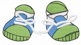 Baby Shoes free embroidery design
