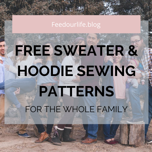 Free Sweatshirt Hoodie Sewing Patterns