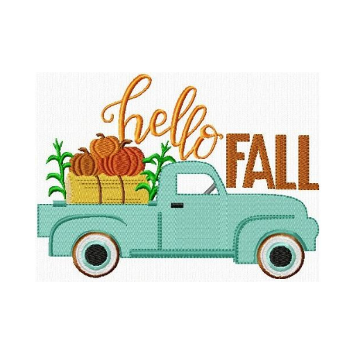 FREE: Hello Fall Machine Embroidery Design