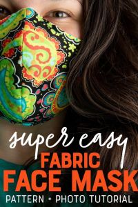 How to sew a fabric face mask