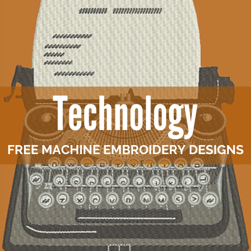 FREE: Technology Machine Embroidery Designs