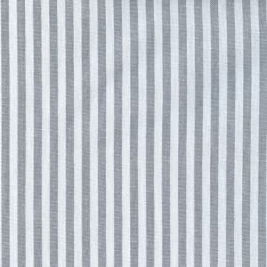 Grey and white striped fabric