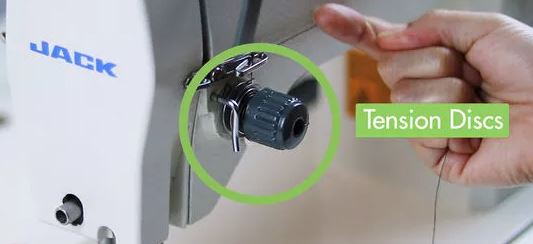 Example of a tension dial