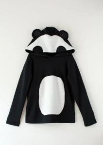 Panda sweater tutorial and sewing pattern