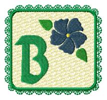 Coaster B embroidery design set {Cute Embroidery}