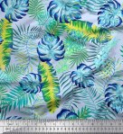 Blue viscose chiffon fabric from Amazon