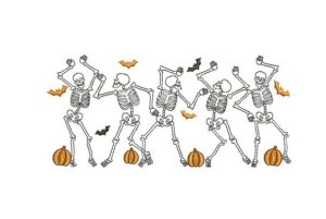 Halloween Skeleton Dancing - digital download (Creative Fabrica) $1.80
