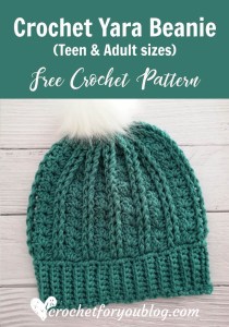 Crochet Yara Beanie for Adults and Teens