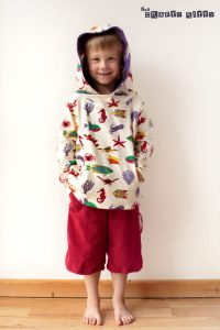 cute sweatshirt hoodie sewing pattern for kids