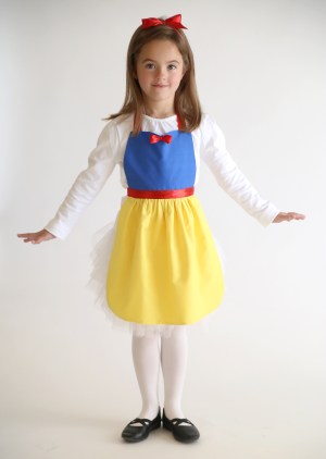 snow white princess apron sewing pattern