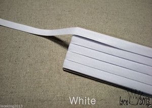 30yds bias tape poly cotton trim 10mm white, available from Amazon