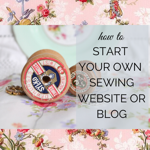 Start a sewing website for free