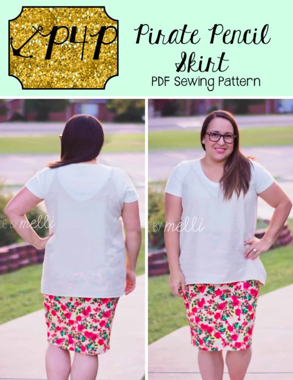 PIRATE PENCIL skirt pattern