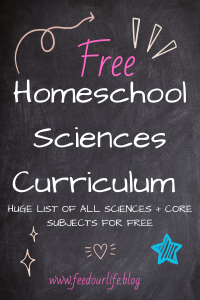 free homeschool science curriculum