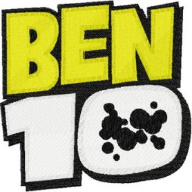 Ben Ten logo embroidery design