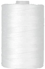 White sewing thread 1000m spool, available from Amazon