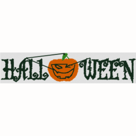 free Halloween banner machine embroidery design