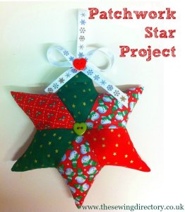 Christmas Star decoration tutorial and pattern