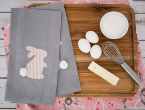 Bunny kitchen towels