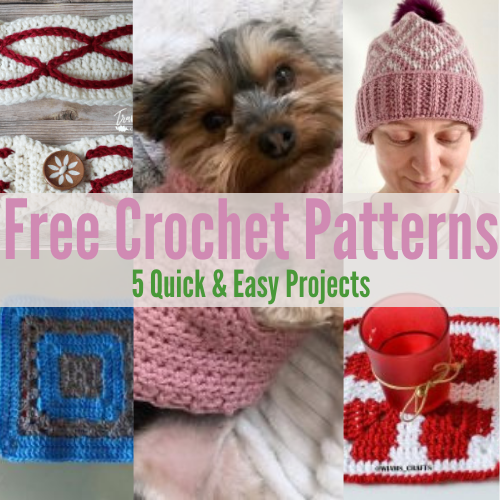 5 free crochet patterns