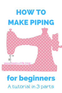 How to make piping for beginners