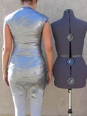 Duct tape dress form