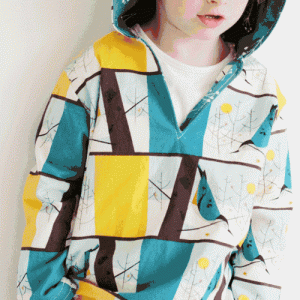 free pdf hoodie sweatshirt sewing pattern for kids
