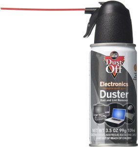 Falcon Dust compressed gas cleaner, available from Amazon (paid link)