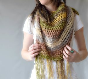 One skein shawl pattern