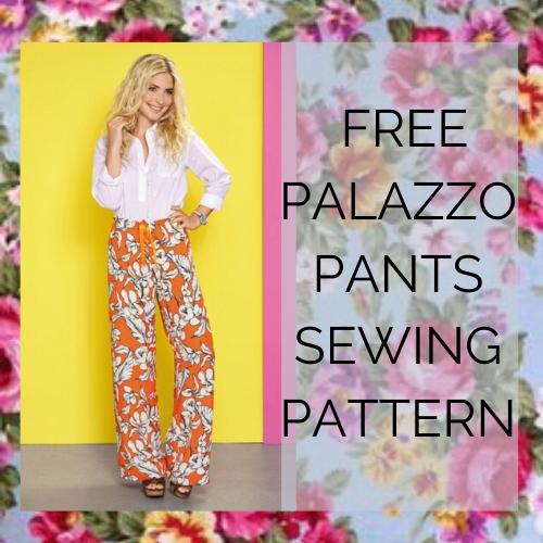 FREE Palazzo Pants Sewing Pattern