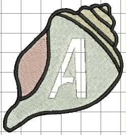 Seashell Alphabet A-Z