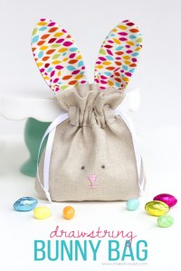 Drawstring bunny bag