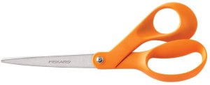 Fiskars The Orange Handled Scissors for Fabric, 8 Inch - from Amazon