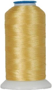 Soft gold embroidery thread 1000m