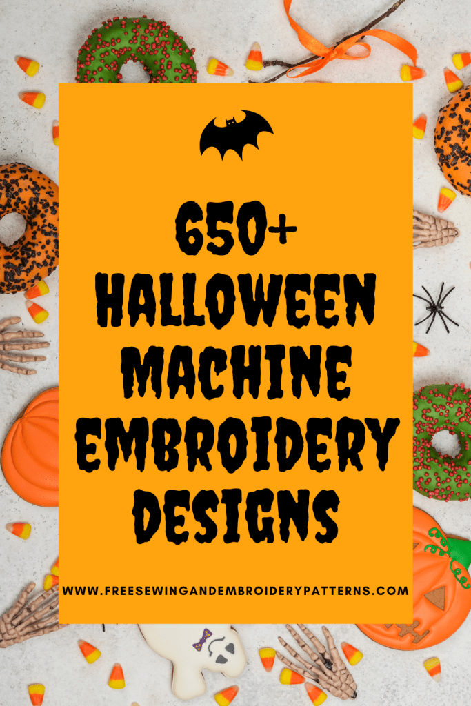 650 Halloween machine embroidery designs 2