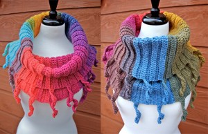 Curly cute cowl pattern